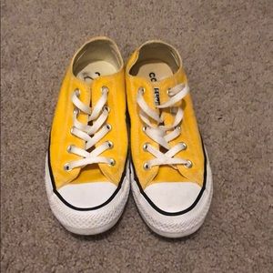 Yellow Converse Chuck Taylors Low